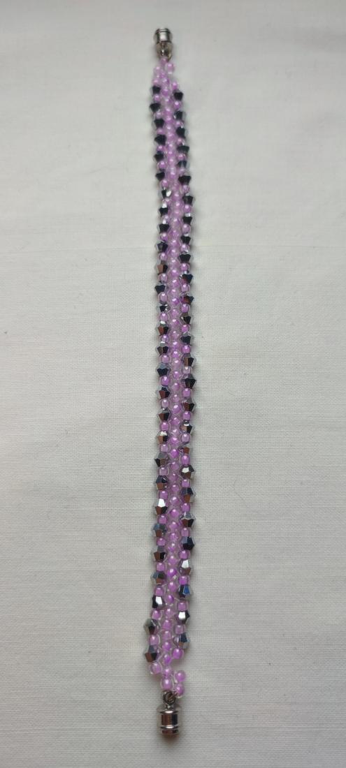 Bracelet Zéline mauve